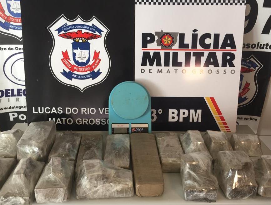 27 kg de maconha escondida em mata é apreendida 2