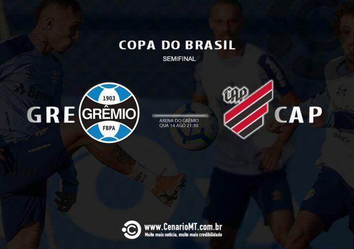 Grêmio e Athletico se enfrentam na noite desta quarta-feira, na Arena do clube gaúcho, em Porto Alegre, pelo confronto de ida da semifinal da Copa do Brasil. Grêmio e Athletico se enfrentam na noite desta quarta-feira, na Arena do clube gaúcho, em Porto Alegre, pelo confronto de ida da semifinal da Copa do Brasil.