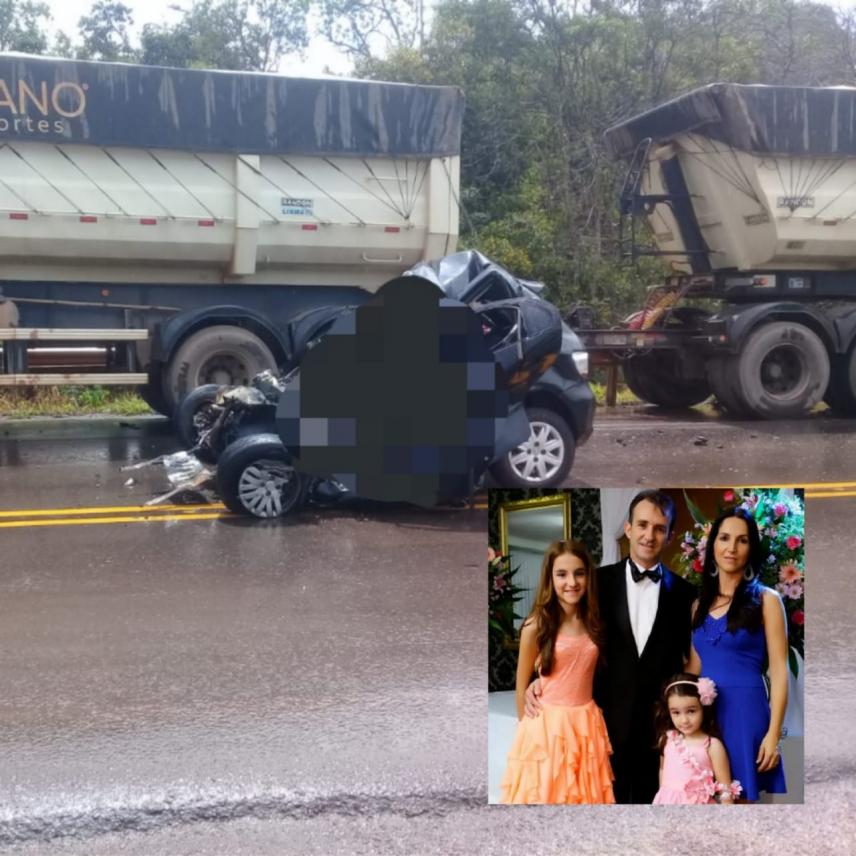 Familia de Matupa morre em acidente na BR 163 na Serra do Cachimbo27 09 2019