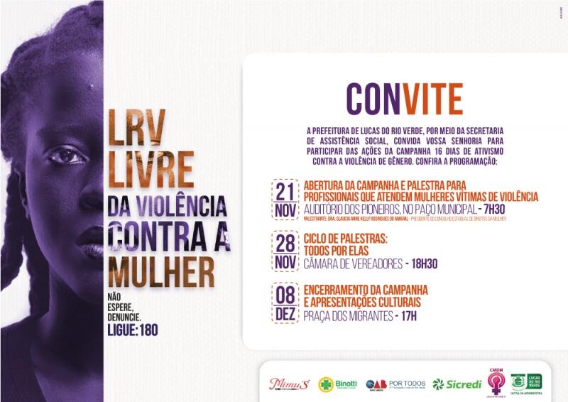 16 dias de ativismo lucas do rio verde faz campanha contra a violencia 5dd430d911fdc