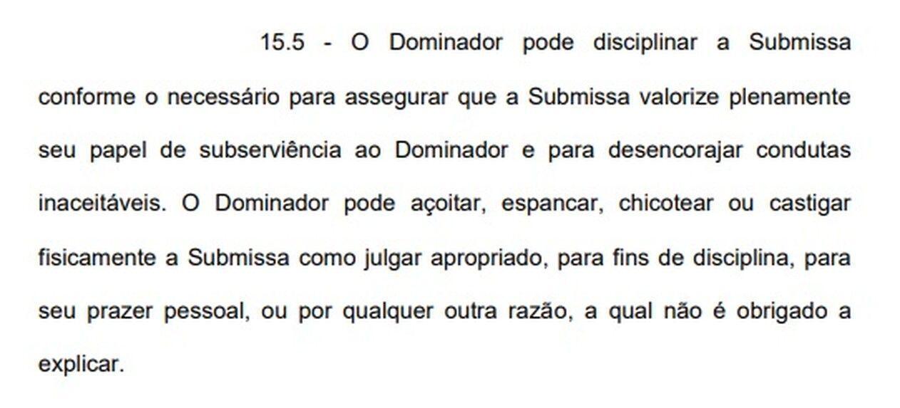 'Contrato de submissão' entre advogado e mulher é anexado a processo supostamente por engano em MT e juiz determina retirada 82 dominador