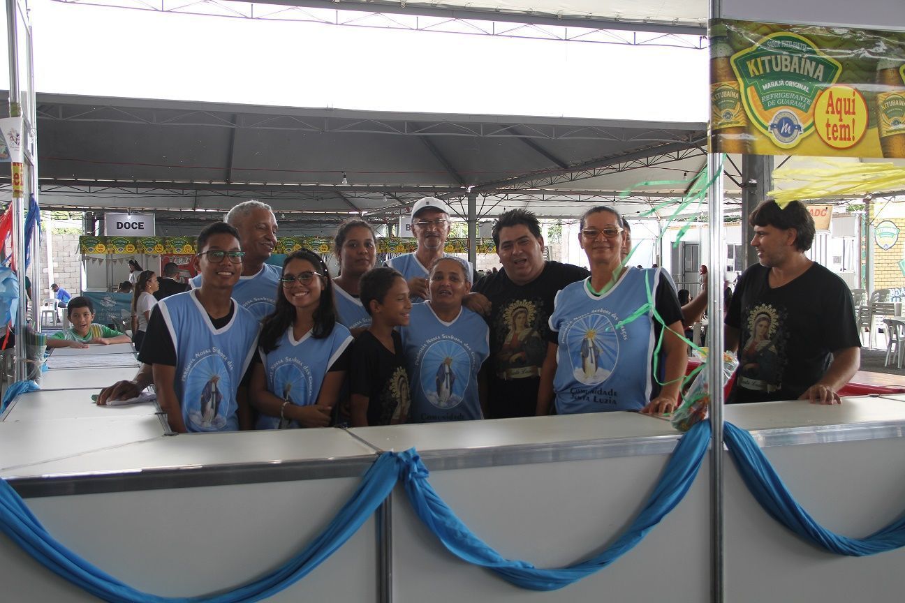 equipe da venda de bebidas