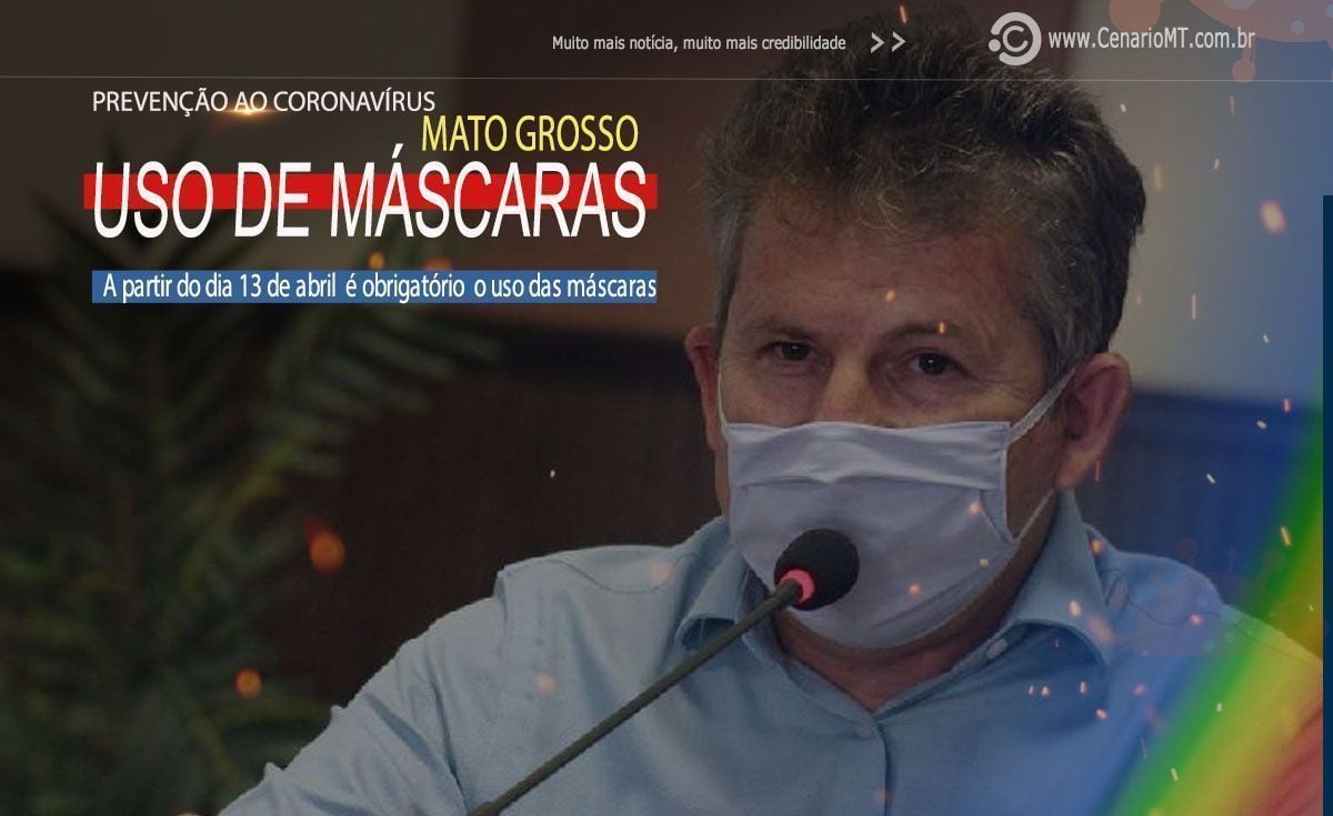 uso obrigatorio e mascaras em mt