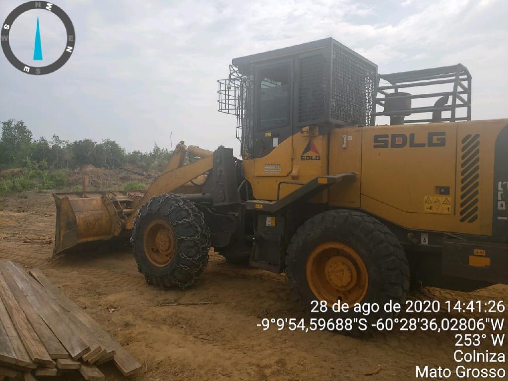 Equipe de fiscalização apreende maquinário usado em desmatamento ilegal em Colniza 2020 08 30 09:52:26
