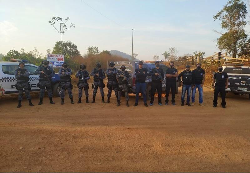 Forças de segurança prendem duas pessoas e apreendem armas em Colniza 2020 08 14 16:14:43