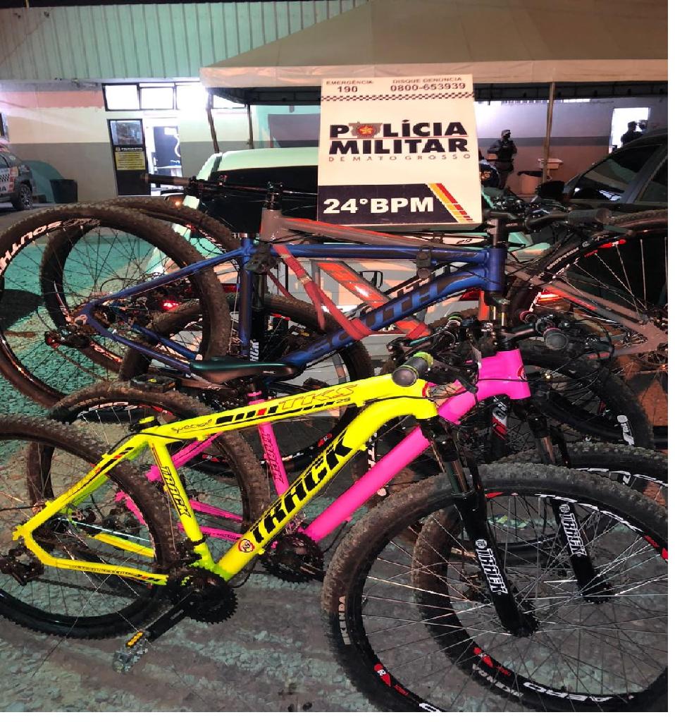 PM recupera cinco bicicletas furtadas de loja especializada em Cuiabá 2020 08 23 15:20:25