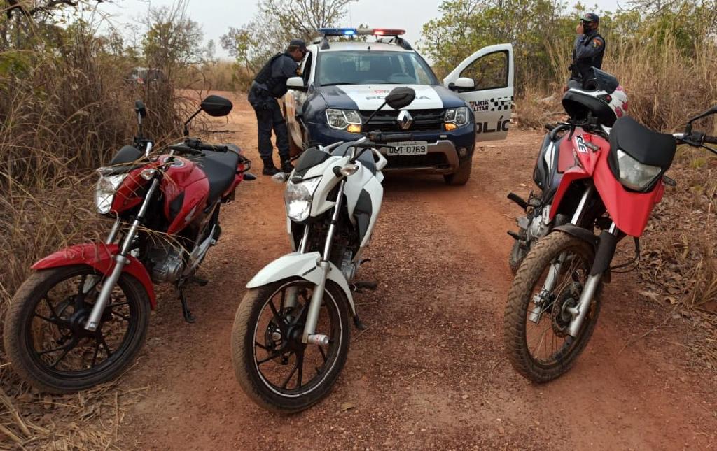 PM recupera três motocicletas roubadas durante operação em área de chácaras na região da Guia 2020 08 15 12:26:15