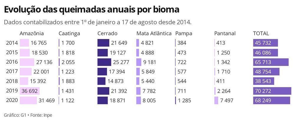 iqovu evolu o das queimadas anuais por bioma