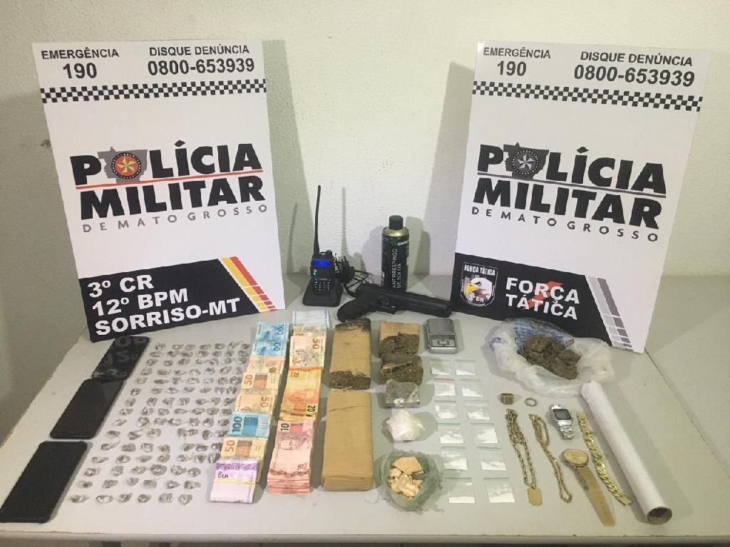 Força Tática desmantela grupo responsável por roubos e tráfico de droga em Sorriso 2020 09 02 16:51:21
