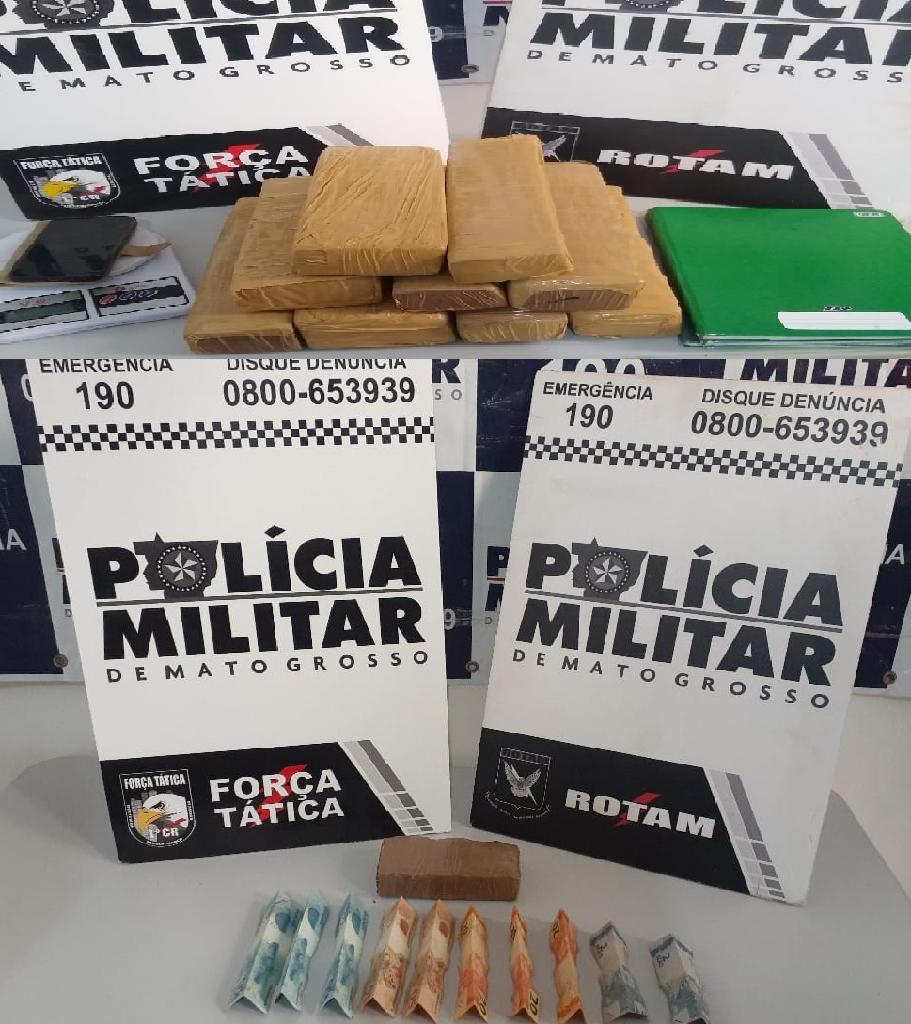Força Tática identifica suspeitos e tira de circulação dez tabletes de maconha em dois bairros da capital 2020 09 03 11:00:31