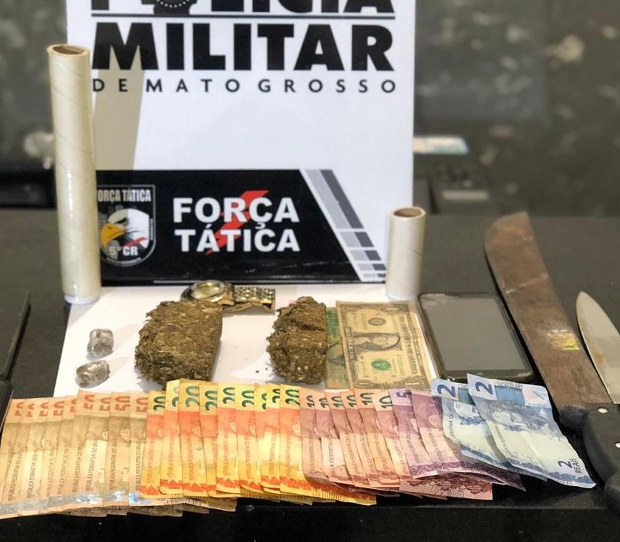 Força Tática prende grupo e identifica casa usada no tráfico de droga em Barra do Garças 2020 09 01 16:03:44