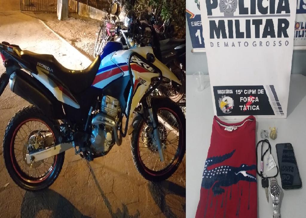 PM recupera motocicleta com ajuda de rastreador em Várzea Grande 2020 09 01 18:18:29