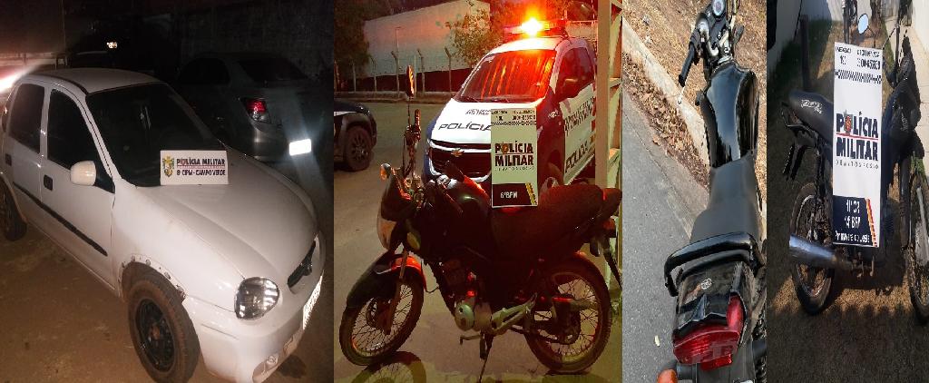 Um carro e três motocicletas recuperados em Cuiabá Campo Verde Primavera do Leste e Cáceres 2020 09 14 20:16:47