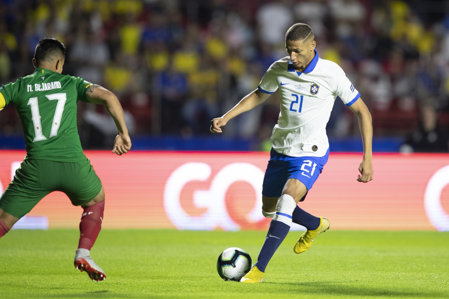 Brasil domina histórico de jogos contra a Bolívia