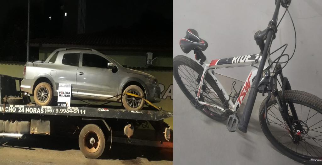 Caminhonete e bicicleta são recuperados em Rondonópolis 2020 10 06 20:28:12