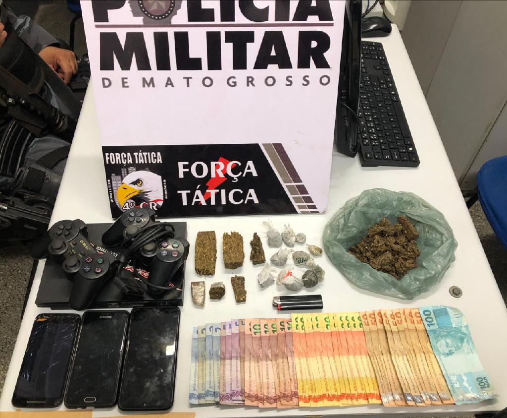 Força Tática prende três e fecha duas bocas de fumo em Rondonópolis 2020 10 14 20:06:38