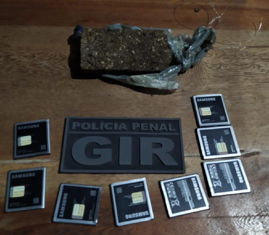 Policiais penais da PCE interceptam drone com baterias de celular e droga2020 10 23 13:46:27