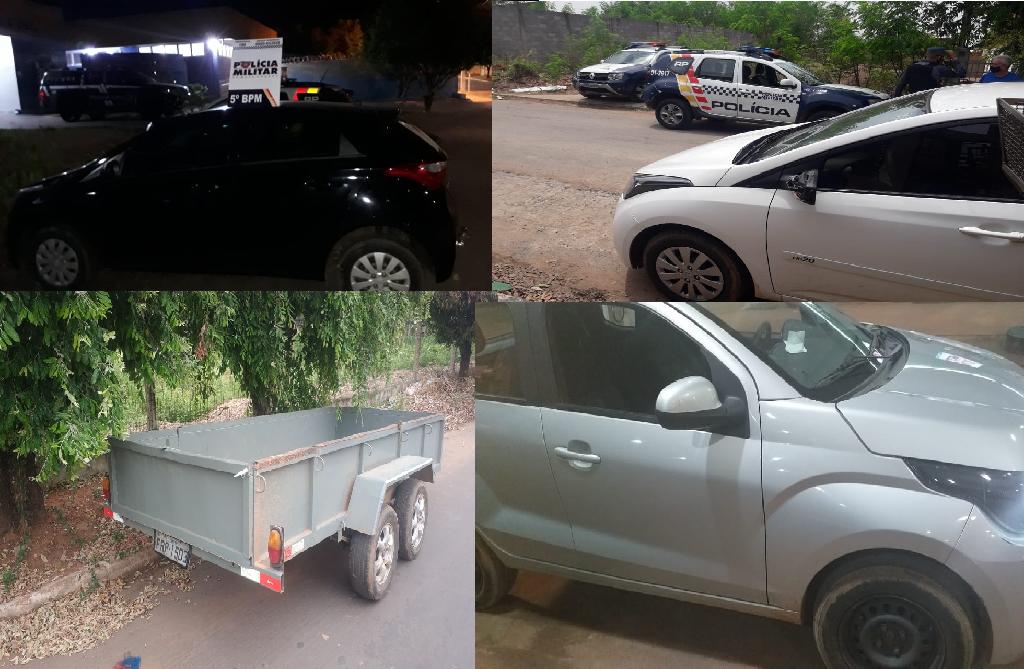 Três carros e uma carretinha são recuperados em Cuiabá Rondonópolis e Brasnorte 2020 10 21 19:19:28