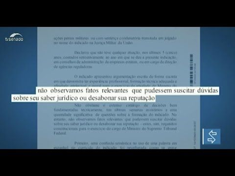 Vídeo: Eduardo Braga apresenta relatório favorável à indicação de Kassio Marques para o STF 2020 10 14 20:36:26
