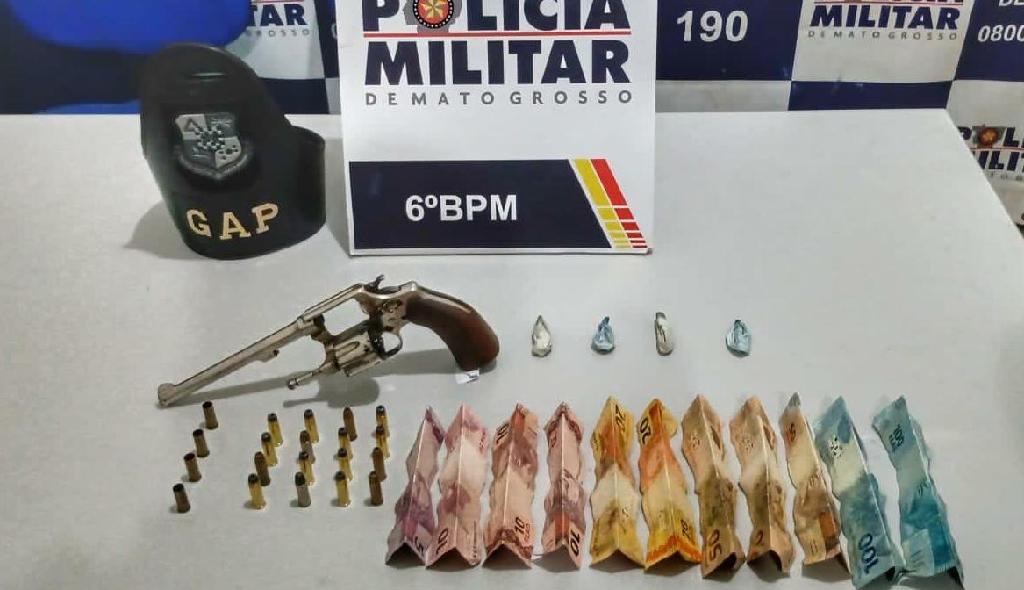 Após briga em bar GAp prende suspeito com arma e munições em Cáceres 2020 11 16 12:53:22
