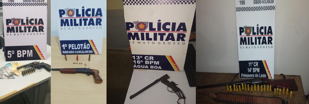 Armas de fogo tiradas de circulação em Várzea Grande e mais cinco cidades 2020 11 30 22:25:53