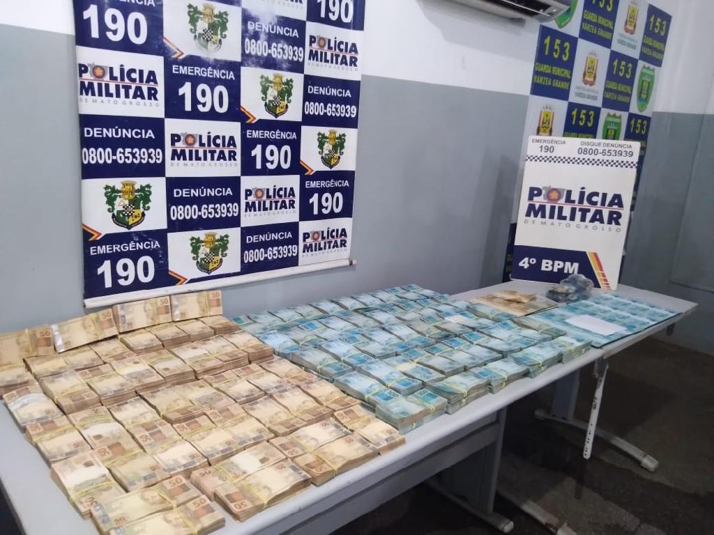 PM prende suspeitos de aplicar golpe e apreende R 1 milhão em Várzea Grande2020 11 21 14:54:52