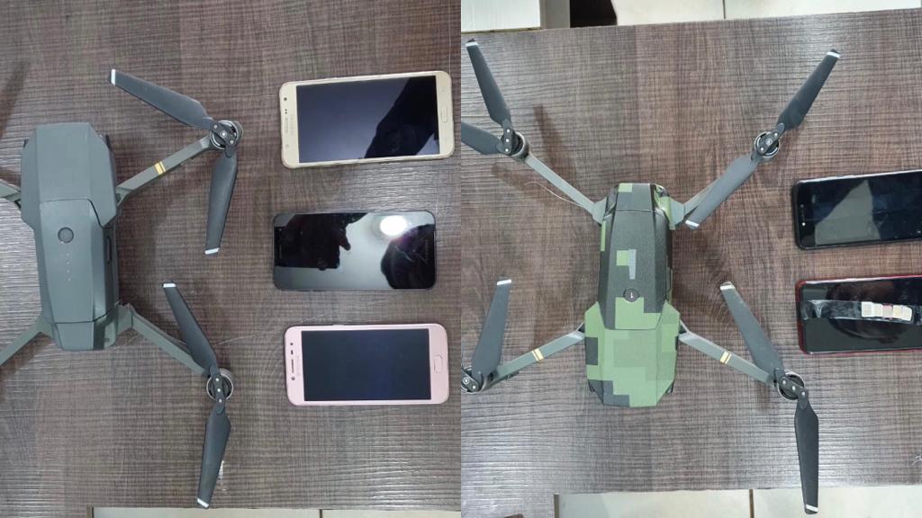 Polícia penal apreende dois drones com celulares chips e drogas na Mata Grande2020 11 23 12:51:44