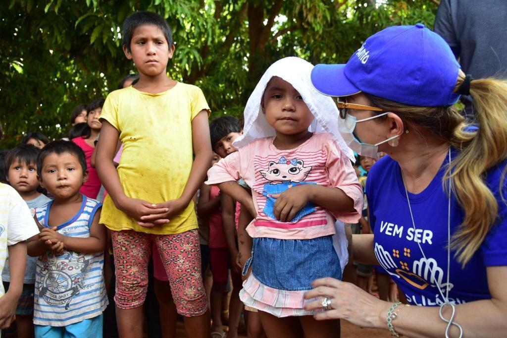 Primeira dama visita comunidades indígenas em três municípios e leva 4 mil cestas básicas2020 11 30 11:13:48