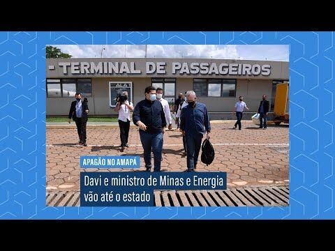 Vídeo: Apagão no Amapá: Davi e ministro Bento Albuquerque vão acompanhar restabelecimento de energia 2020 11 08 17:55:38