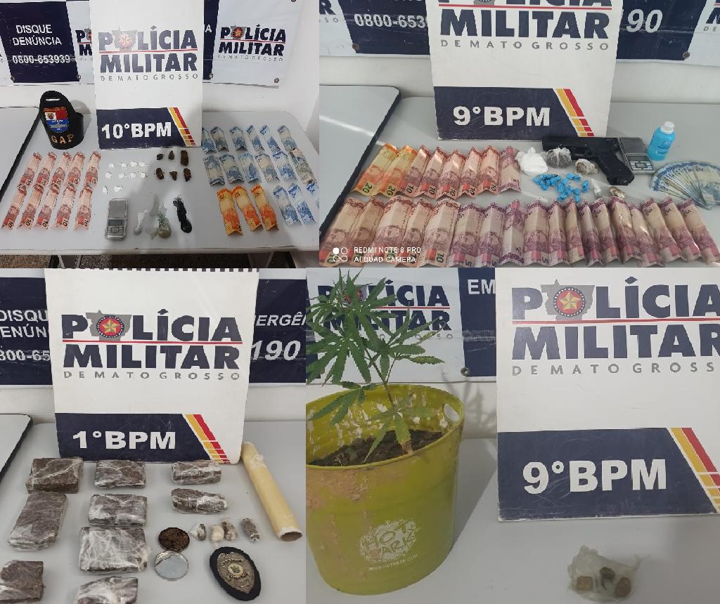 Drogas são tiradas de circulação em cinco bairros de Cuiabá; oito foram detidos 2020 12 19 13:48:20