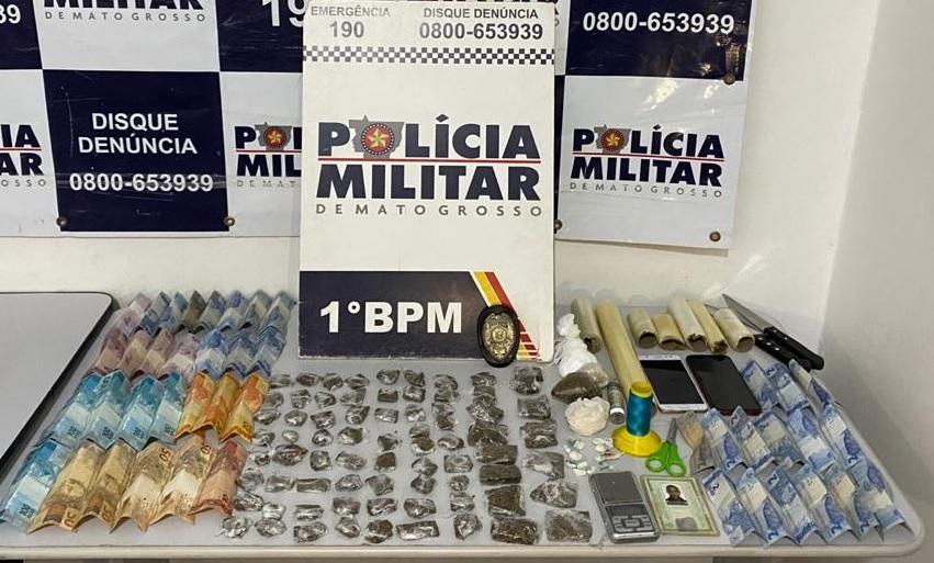 Irmãos e mulheres são pegos com droga em quitinete no bairro São Mateus 2021 01 20 19:11:29