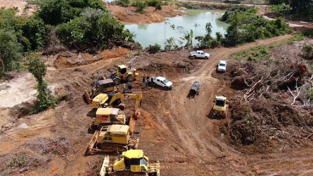 Polícia Civil e Sema flagram exploração de garimpo em desacordo com licença ambiental2021 01 22 17:09:52