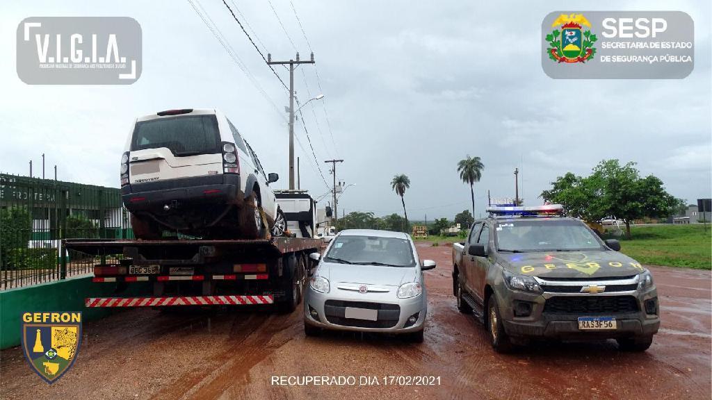 Gefron recupera veículo de luxo roubado em Várzea Grande2021 02 18 16:40:17