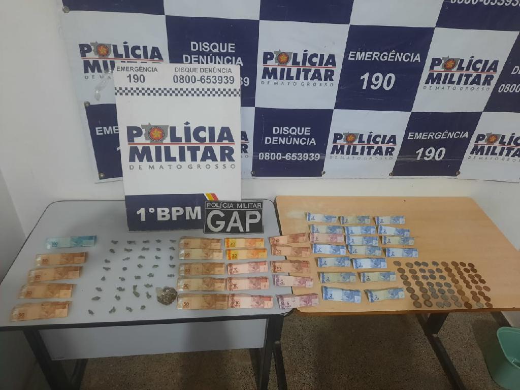 Homem é pego vendendo droga na Praça do Porto em Cuiabá 2021 02 19 08:05:19