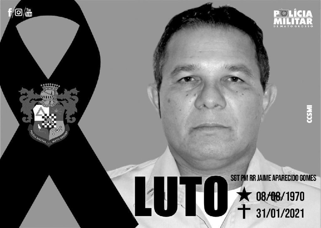 PM lamenta morte de sargento da reserva remunerada Jaime Aparecido Gomes 2021 02 01 13:46:31