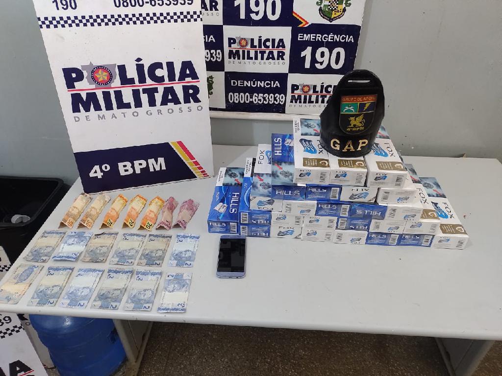 PM prende homem por contrabando de cigarro e direção perigosa em Várzea Grande 2021 02 06 21:38:06