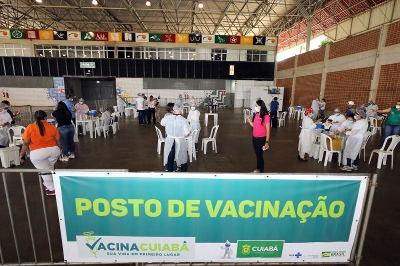 Polo de vacinação em Cuiabá será reaberto tão logo a Prefeitura receba novas doses 2021 02 27 23:50:32