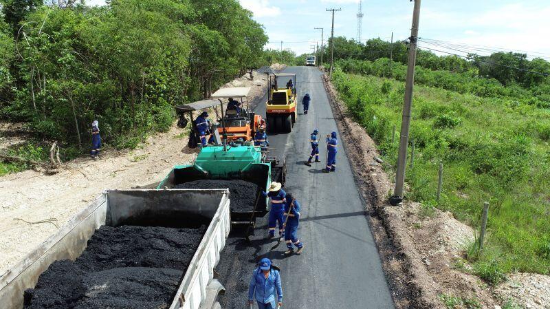 Prefeitura de Cuiabá trabalha na pavimentação de via que dá acesso à Avenida das Torres 2021 02 11 11:57:40