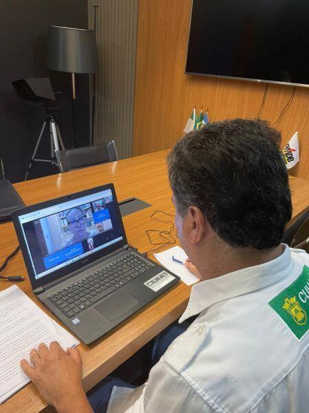 Emanuel se reúne com a presidente do TJ e apresenta dados sobre leitos na capital 2021 03 31 11:51:00