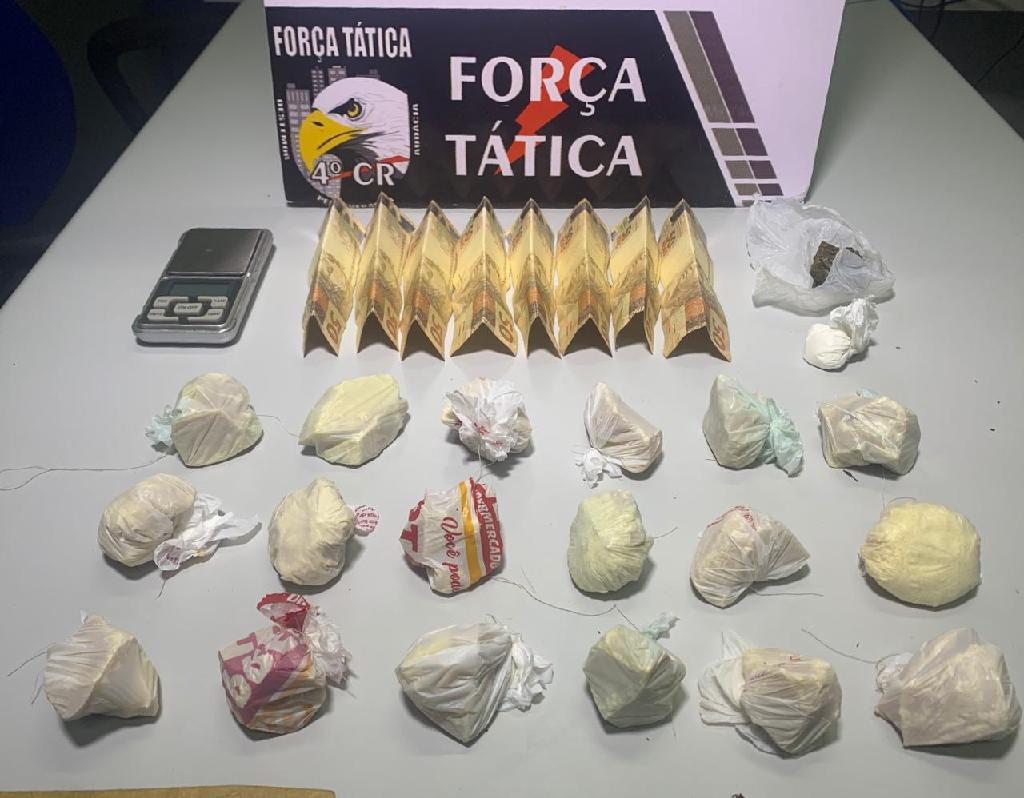 Força Tática flagra foragido da justiça com drogas em Rondonópolis 2021 03 04 12:26:01