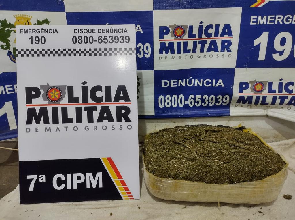 Homem é preso com quatro quilos de maconha em rodoviária de Jaciara 2021 03 08 16:43:59