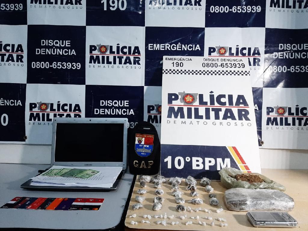 Homem é preso pela PM por tráfico de droga e golpes em site de vendas 2021 03 19 22:03:38