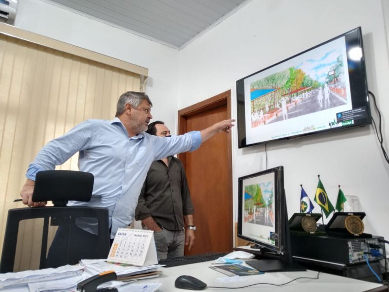IPDU apresenta projeto de requalificação do São Gonçalo Beira Rio ao secretário de Obras Públicas 2021 03 07 10:56:49