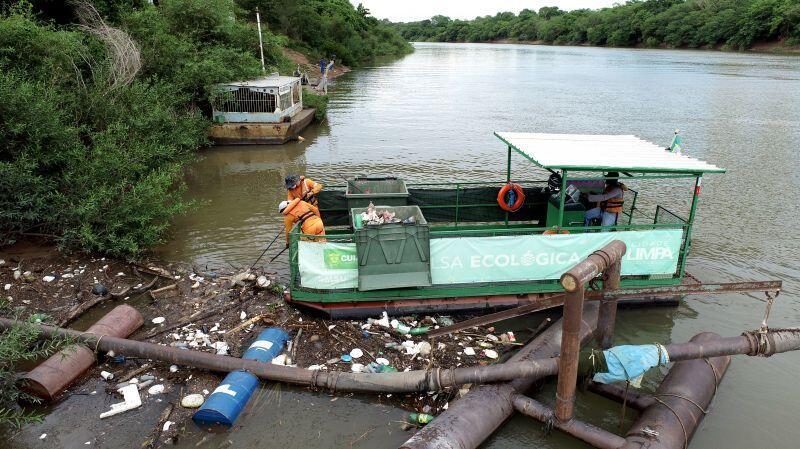 Limpurb desmente fake news sobre paralisação do serviço de coleta fluvial no Rio Cuiabá 2021 03 02 12:03:24