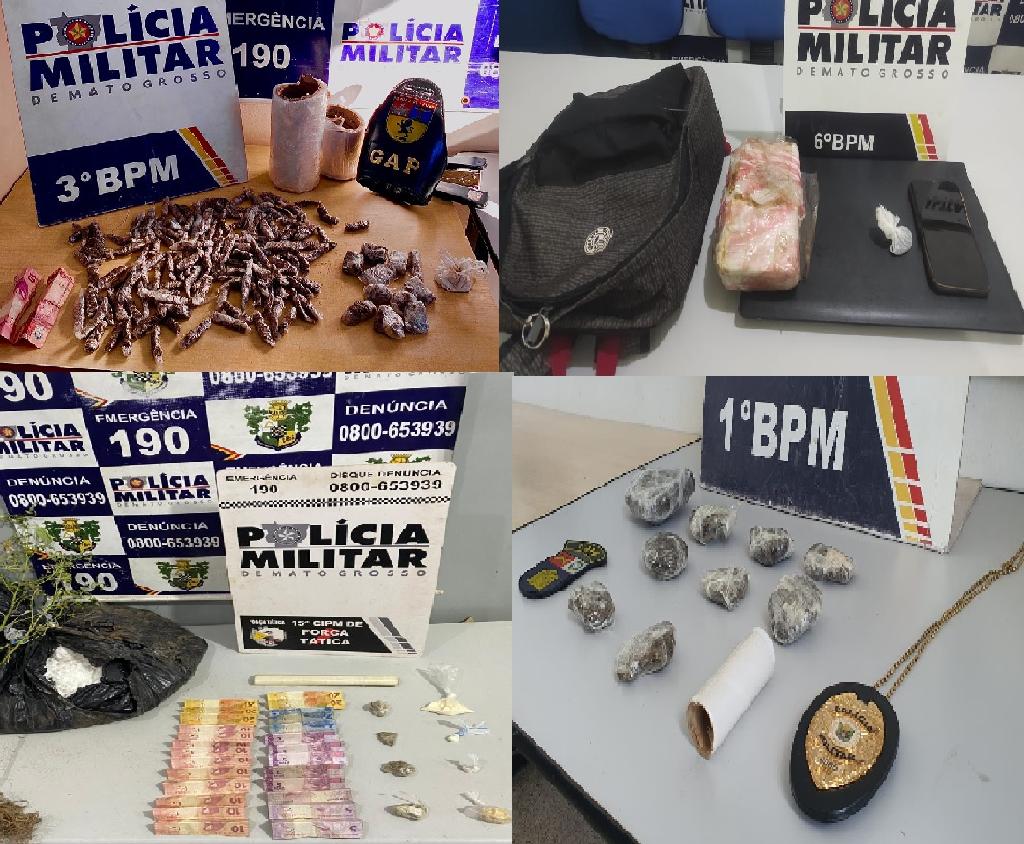 Onze pessoas são detidas com droga em Cuiabá Várzea Grande Cáceres Poconé e Campo Verde2021 03 02 17:43:10