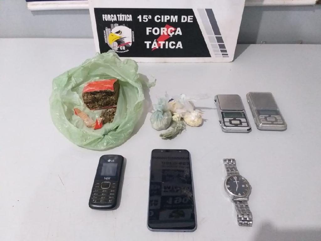 PM prende suspeito por delivery de drogas em Várzea Grande 2021 03 17 13:22:52
