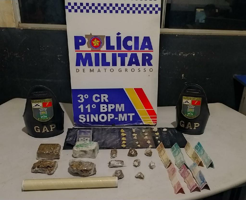 Policiais do GAP prendem suspeitos com drogas e dinheiro em residência 2021 03 28 14:38:22