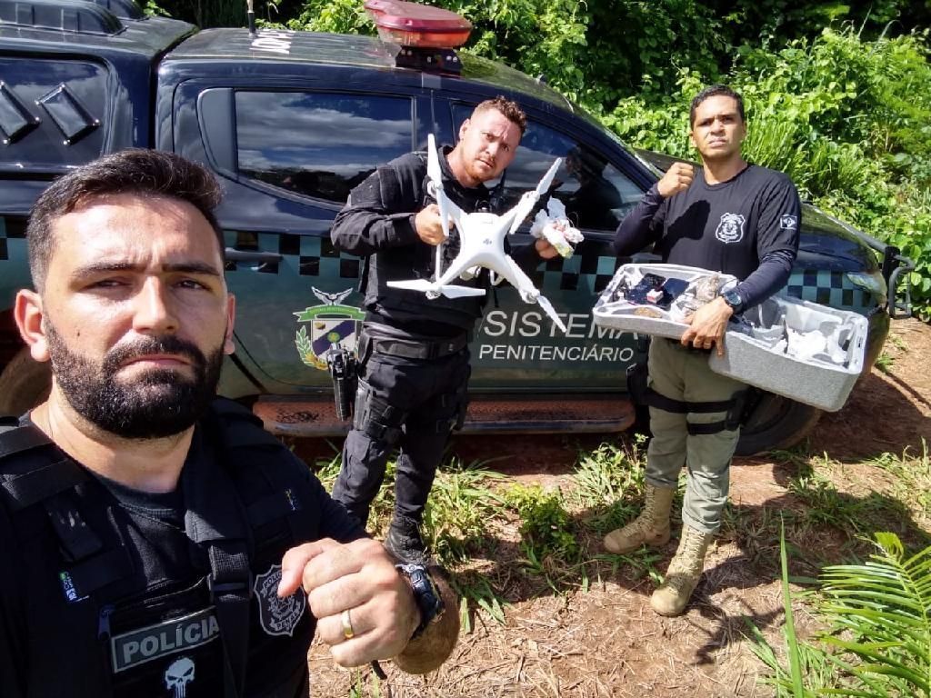 Policiais penais evitam entrada de celulares e drogas por meio de drones2021 03 08 17:01:54