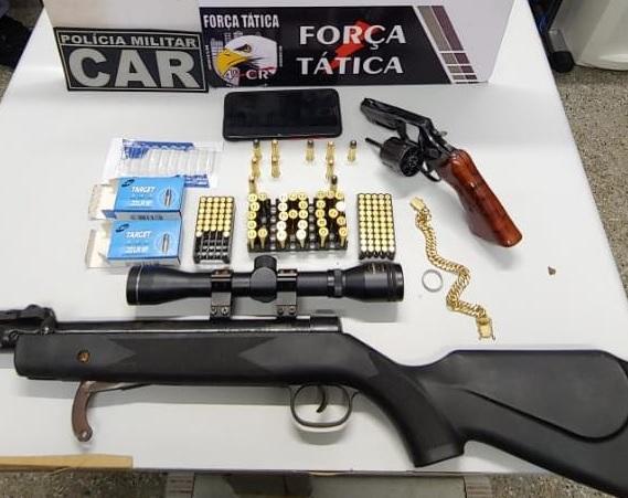 Rapaz é pego com rifle revólver e 117 munições em Rondonópolis 2021 03 14 09:20:42