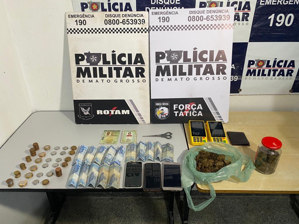 Rotam recebe denúncia e prende suspeitos por tráfico de drogas em Cuiabá 2021 03 26 19:30:40
